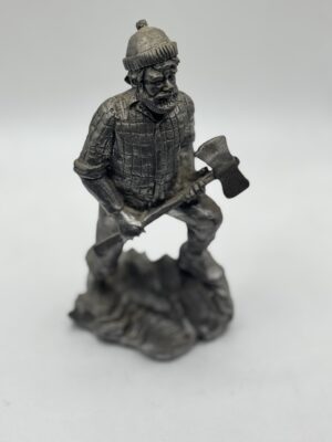 Michael Ricker Lumberjack with Axe Pewter Figurine Limited Edition